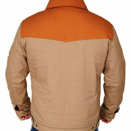 Handmade Kevin Costner John Dutton Brown Cotton Jacket