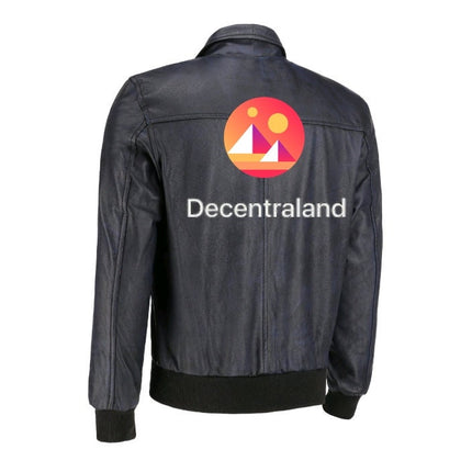 Handmade  Decentraland Leather Jacket