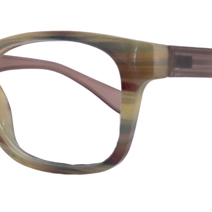 Kelly, (Premium) Reading Glasses High End Readers +1.25 to +4 Magnifying (Brown ) Square. Optical Frames, NY Fifth Avenue.