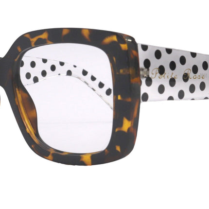 Minnie, Oversized Reading Glasses, Brown, Large Frame, High End Readers, Bifocal,  Sun readers, Trendy Style,  NY Fifth Avenue