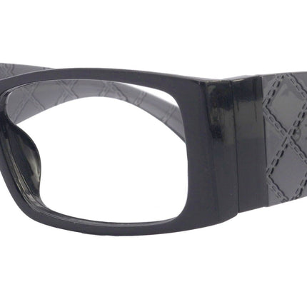 Assisi Reading Glasses, Black, Medium Frame, High End Readers, Bifocal,  Sun readers, Trendy Style,  NY Fifth Avenue