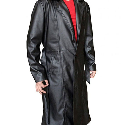 Handmade Handmade Cosplay Leather Trench Trinity Coat