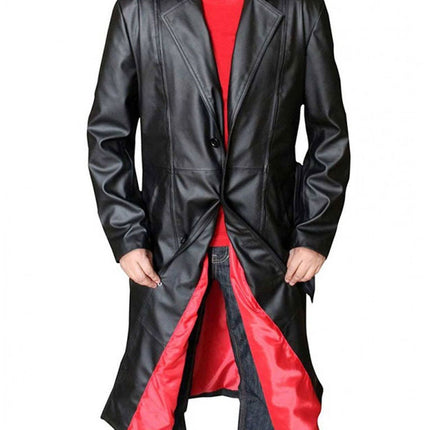 Handmade Handmade Cosplay Leather Trench Trinity Coat