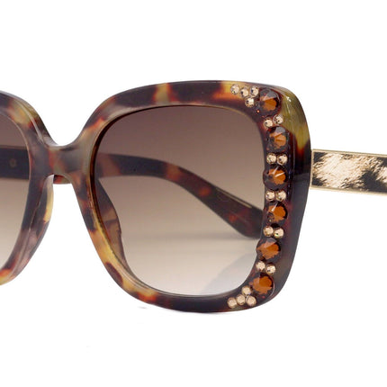Emory, Bling Women Sunglasses Genuine European Crystals, 100% UV Protection. NY Fifth Avenue
