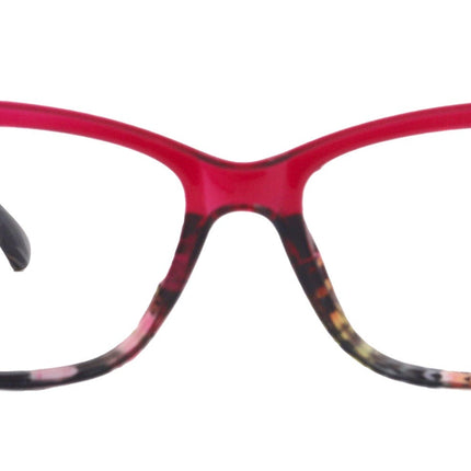 Miriam (Premium) Reading Glasses, High End Readers, Magnifying Glasses (Square) Women Rhinestone bling (Dark Pink) NY Fifth Avenue