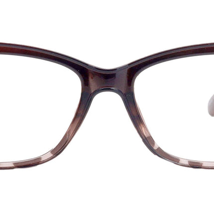 Miriam (Premium) Reading Glasses, High End Readers, Magnifying Glasses (Square) Women Rhinestone bling (Brown) NY Fifth Avenue