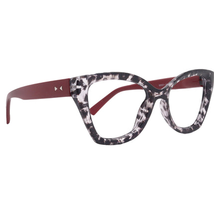 Rhodes (Line Bifocal) (Premium) Reading Glasses, High-End Readers +1.25 to +3 Magnifying, Fashion Round (Tortoise RED) NY Fifth Avenue