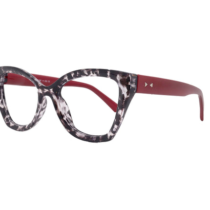 Rhodes (Line Bifocal) (Premium) Reading Glasses, High-End Readers +1.25 to +3 Magnifying, Fashion Round (Tortoise RED) NY Fifth Avenue
