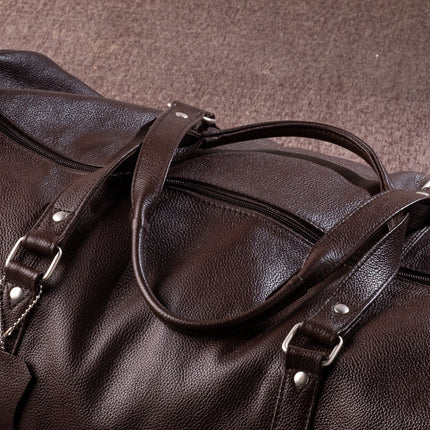 Handmade  Leather Duffle Bag Men | Genuine Leather Weekender Bag | Handmade Leather Travel Bag | Carry On Bag | Personalized Gift For Him