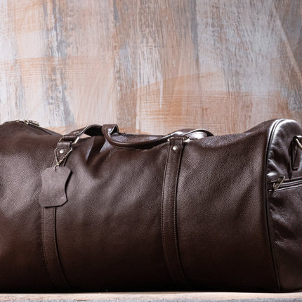 Handmade  Leather Duffle Bag Men | Genuine Leather Weekender Bag | Handmade Leather Travel Bag | Carry On Bag | Personalized Gift For Him