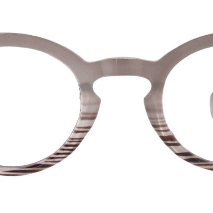 Orlando Bling Reading Glasses, W Black Diamond N Clear  European crystals, Magnifying Eyeglasses, (Gray) (Round) NY Fifth Avenue