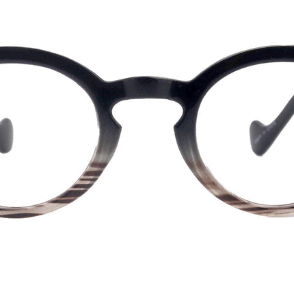 Orlando (Premium) Reading Glasses, High End Readers (Black)  (Round) Magnifying Eyeglasses, Optical, NY Fifth Avenue
