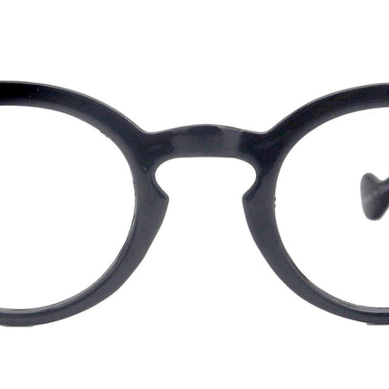Luca, (Premium) Reading Glasses, High-End Readers (Black)  (Round) Magnifying Eyeglasses, Optical, NY Fifth Avenue