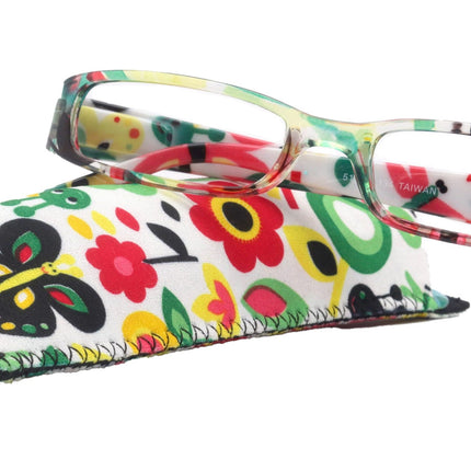 Elsa, Premium Reading Glasses for Women  (White  flower ) Optical Frame, NY Fifth Avenue