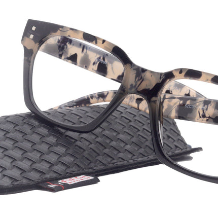 Ravello Line Bifocal Premium  Reading Glasses, High-End Readers +1.25 to +3.50 Magnifying, Fashion Square (Tortoise TAN) NY Fifth Avenue