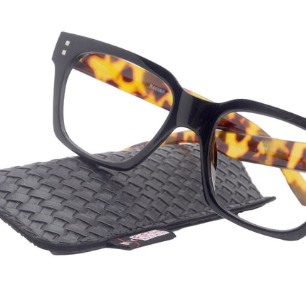 Ravello Line Bifocal Premium  Reading Glasses, High-End Readers +1.25 to +3.50 Magnifying, Fashion Square (Black Tortoise) NY Fifth Avenue