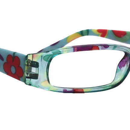 Elsa, Premium Reading Glasses for Women    (Teal, Yellow) Optical Frame, NY Fifth Avenue