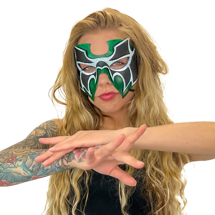 Super Hero Wrestling Mask Handmade Genuine Leather Mask