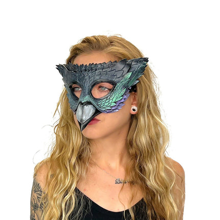 Pigeon Handmade Genuine Leather Mask
