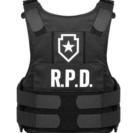 Handmade Resident Evil 2 Leon Kennedy RPD Black Vest Cosplay