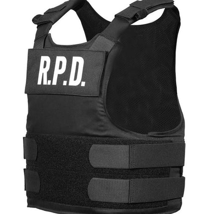Handmade Resident Evil 2 Leon Kennedy RPD Black Vest Cosplay