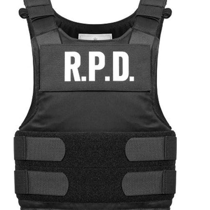 Handmade Resident Evil 2 Leon Kennedy RPD Black Vest Cosplay