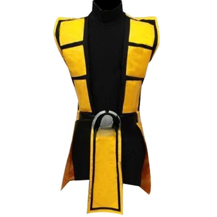 Handmade Scorpion Mortal Kombat Cosplay Vest and Outfit.