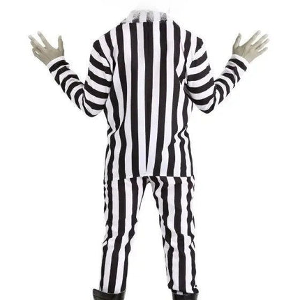 Black and White Stripe Suit - Inspired by the 80'S movie Beetlejuice