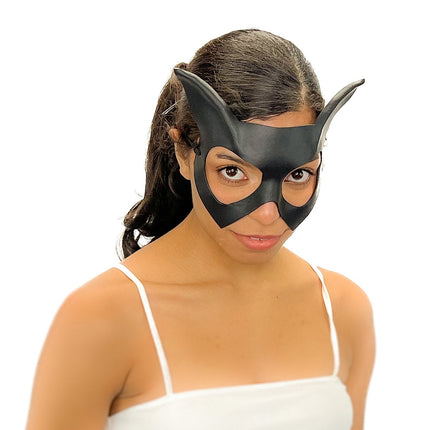Handmade Genuine Leather Cat Mask