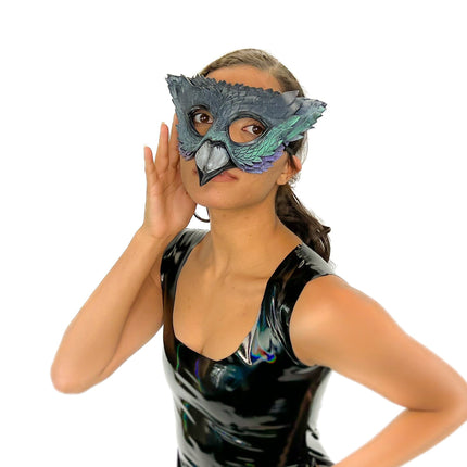 Pigeon Handmade Genuine Leather Mask