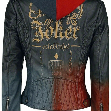 Harley Quin Cosplay Costume Jacket Suicide Squad Margaret Robbie