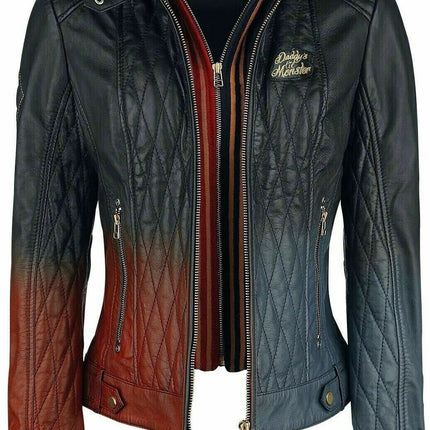 Harley Quin Cosplay Costume Jacket Suicide Squad Margaret Robbie
