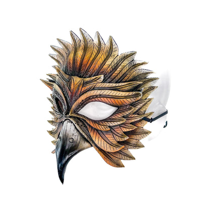 Hawk Handmade Genuine Leather Mask