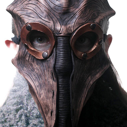 Steampunk Inspired Handmade Genuine Leather Mask in Brown