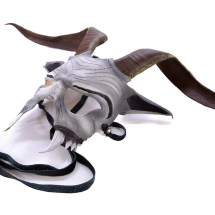 Krampus Handmade Genuine Leather Mask for Masquerade Cosplay or Halloween Costumes