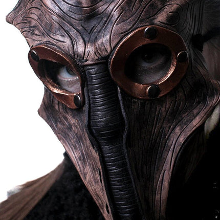 Steampunk Inspired Handmade Genuine Leather Mask in Brown
