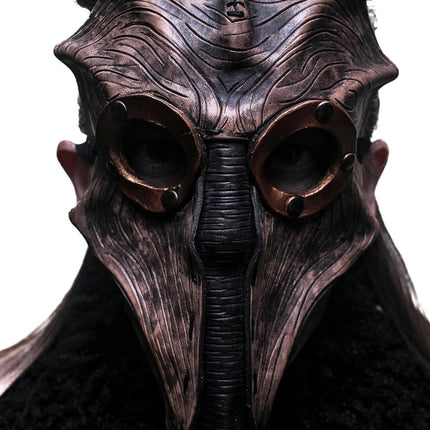 Steampunk Inspired Handmade Genuine Leather Mask in Brown