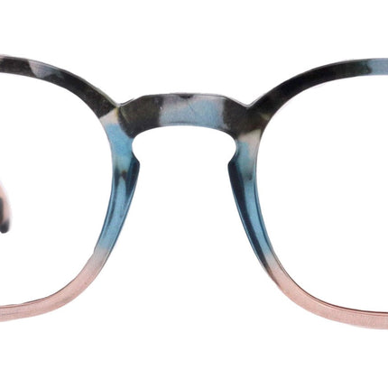 Havana, BLING (Blue Light Glasses) Reading, High End Readers, Magnifying (W Clear ) Genuine European Crystals  (Square)  NY Fifth Avenue