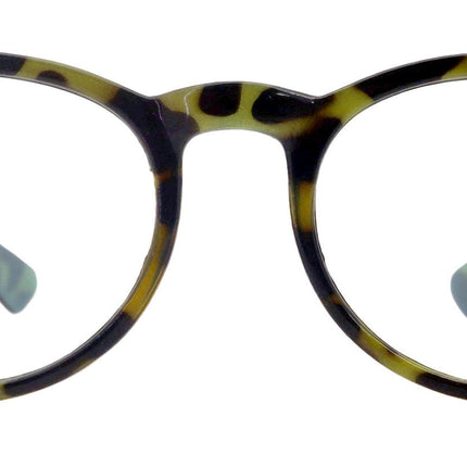 Brook, (Line Bifocal) Bling  Reading Glasses, W Black Diamond N Blue Genuine European Crystals  +1.25 to +3  (Tortoise Blue) NY Fifth Avenue