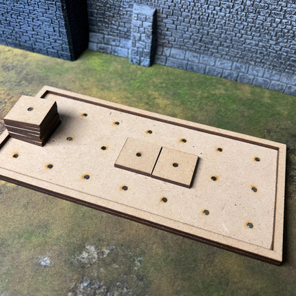 Pre-Magnetized Movement Trays with Bases 50x100mm