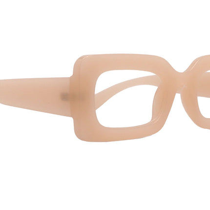 Sophie Premium Reading Glasses, High End Readers +1.25..+3 Magnifying Glasses Transparent Brown Rectangular   NY Fifth Avenue