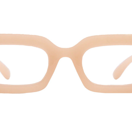 Sophie Premium Reading Glasses, High End Readers +1.25..+3 Magnifying Glasses Transparent Brown Rectangular   NY Fifth Avenue