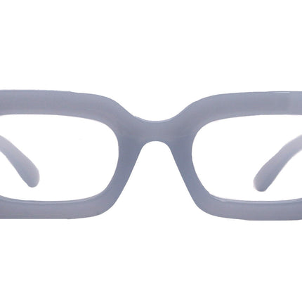 Sophie Premium Reading Glasses, High End Readers +1.25..+4.50 Magnifying Glasses Transparent Grey Rectangular   NY Fifth Avenue