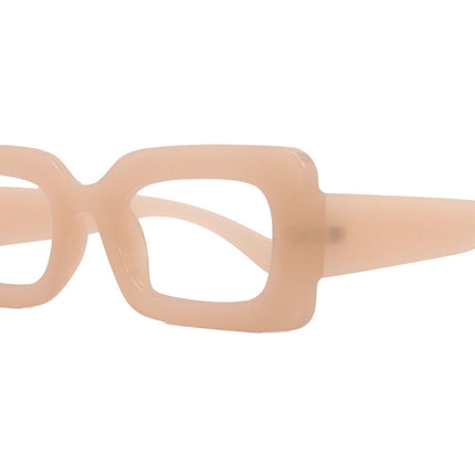 Sophie Premium Reading Glasses, High End Readers +1.25..+3 Magnifying Glasses Transparent Brown Rectangular   NY Fifth Avenue