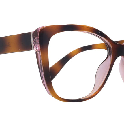 Avery, Tortoiseshell  Large Oversized Reading Glasses, Women Readers, High End Reading Magnifying eyeglasses,  Big Cat Eye optical Frames