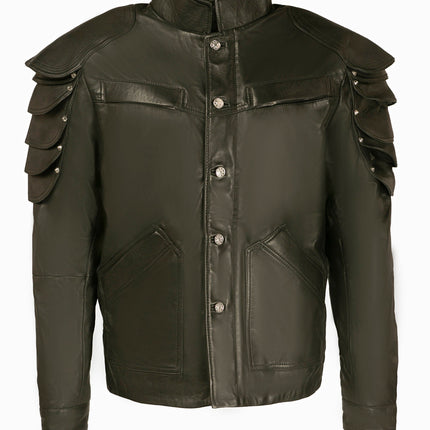 Cyberpunk V's Samuraii Wolf School Leather Jacket