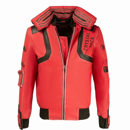 Akira Shotaro Kaneda Capsule Cybernetic Futuristic Cosplay Jacket Handcrafted by Ox and Bulls