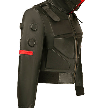 Jackie Welles Cosplay Jacket for Women Handcrafted by Ox and Bulls