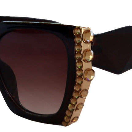 Córdoba BLING Black Line Bifocal OR Non-Bifocal Sun Reading Glasses for Women High-End Readers, Sun Readers NY Fifth Avenue