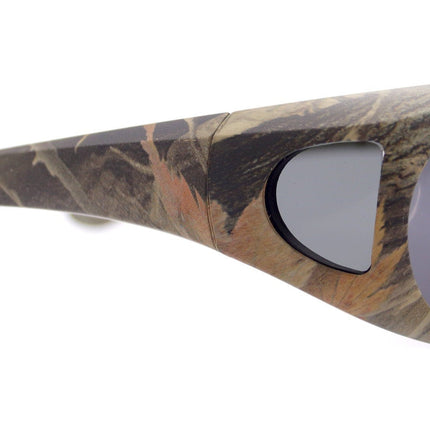 Silva, (Fit Over) Glasses, Rectangular Polarized Sunglasses 1.1mm 100% UV Protection (Green Camo) Great Out Door Fishing  NY Fifth Avenue
